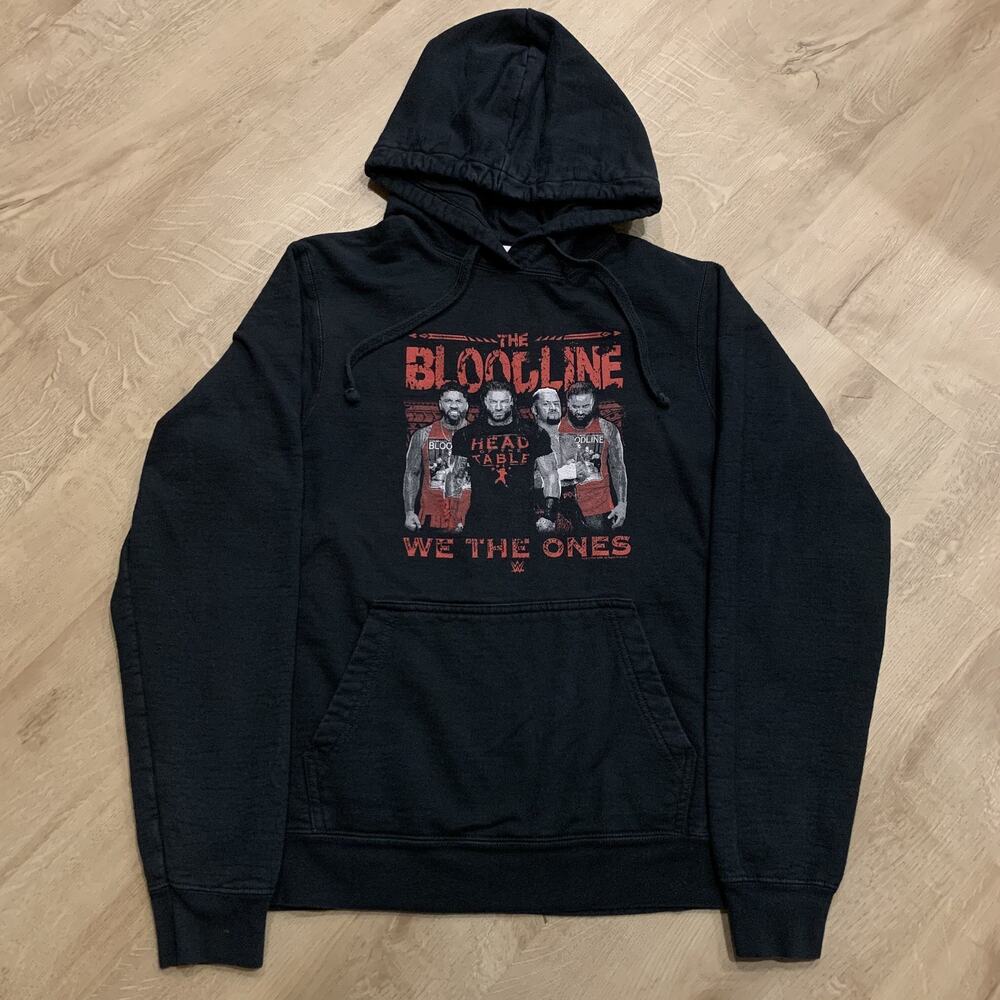 WWE The Bloodline Hoodie Men's Small S Black We The Ones Roman Reigns Sweatshirt